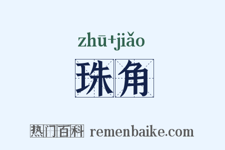 珠角是什么意思的图片